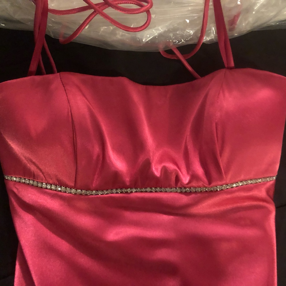 Pink prom dress
